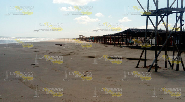 Zona de playa está desierta Zona Playa Desierta
