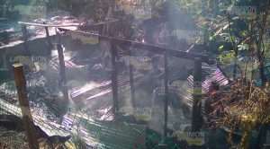 Se incendia vivienda en Km6