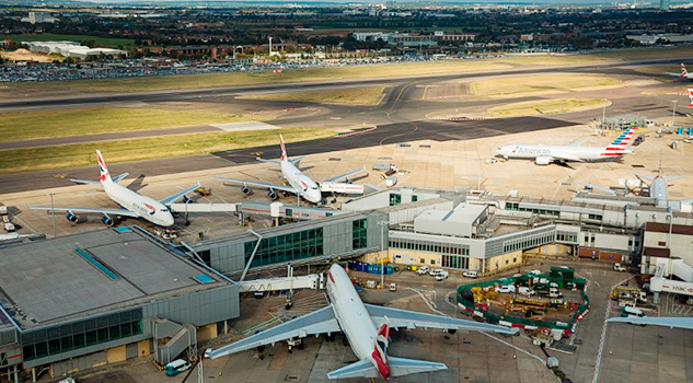 Encuentran archivos de seguridad del aeropuerto de Londres en una USB tirada en la calle