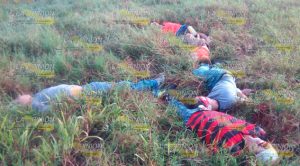 Aparecen cinco ejecutados; están desconocidos