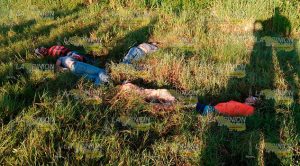 Aparecen cinco ejecutados; están desconocidos