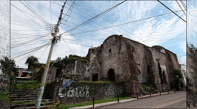 Sismo daña antiguo hospital de Morelos hospital