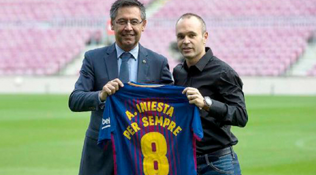 Iniesta: de por vida con el Barcelona