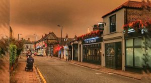El cielo de Londres se tiñó de naranja