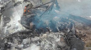 Se desploma helicóptero militar en Durango