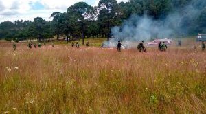 Se desploma helicóptero militar en Durango
