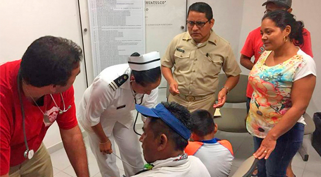 Localizan embarcación extraviada con tripulantes a salvo oaxaca
