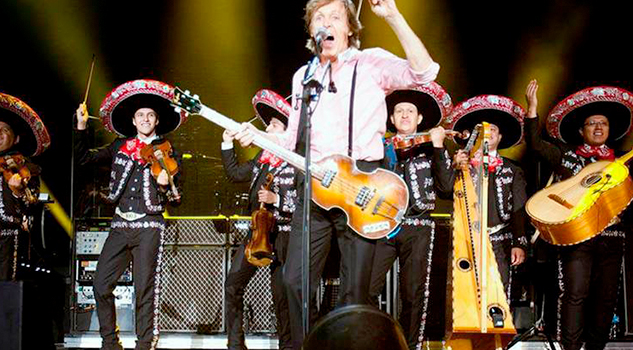 Paul McCartney listo para su concierto hoy en la capital