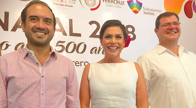 Es Carolina Ocampo la Reina electa del Carnaval de Veracruz 2018