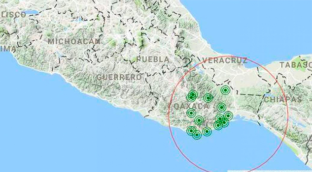 Sacude sismo de 4.2 a Oaxaca