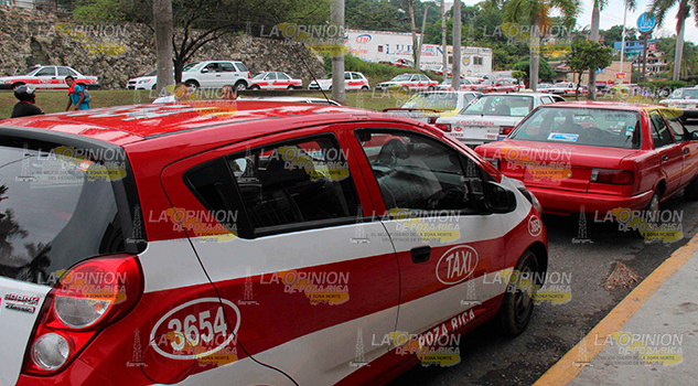 Menos taxis en Poza Rica