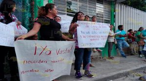 Padres de familia toman la supervisión escolar No. 226 del Sector Educativo 022