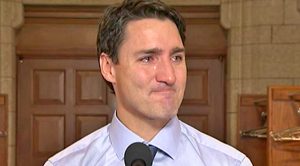 Entre lágrimas, Trudeau lamenta la muerte de su amigo, el cantante Gord Downie