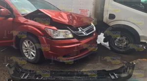 Aparatoso accidente sobre el bulevar Jesús Reyes Heroles