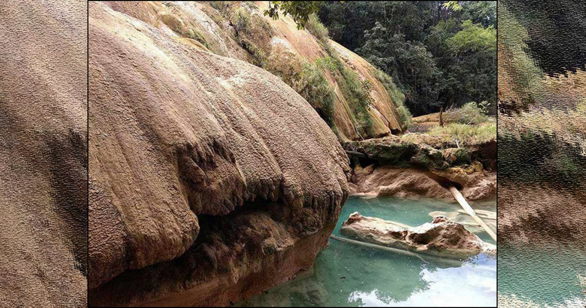 Baja nuevamente el nivel de agua de las Cascadas de Agua Azul