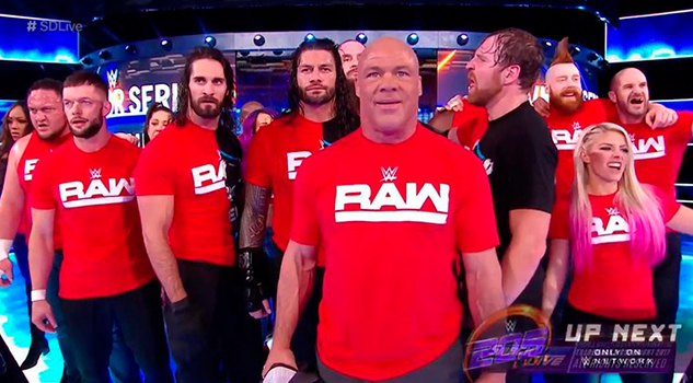 Contraataque de RAW, invadieron SmackDown