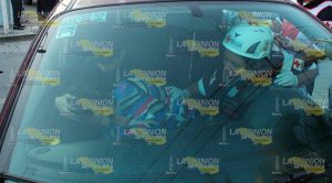 Maestra no hace alto y choca Maestra No Hace Alto Choca