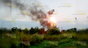 Arde quemador en la batería 55