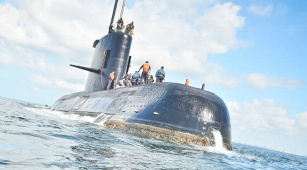 Refuerzan búsqueda de submarino con 44 tripulantes en Argentina