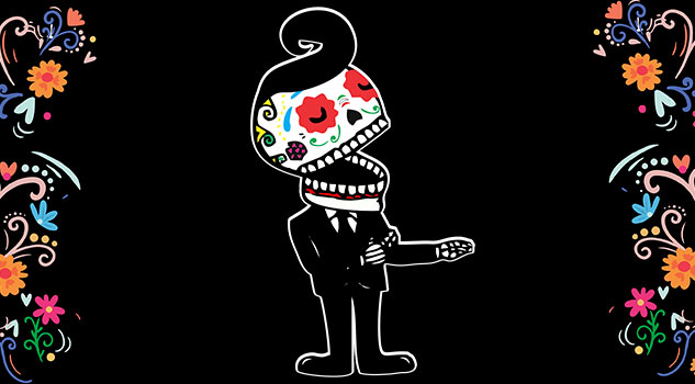 La calavera Copetona: Enrique Peña Nieto