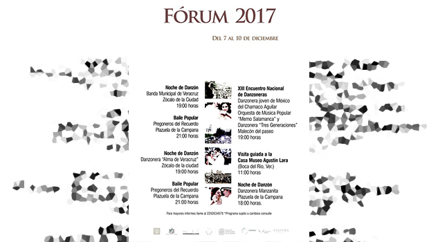 Realizarán en Veracruz "Fórum 2017 Danzones en el Puerto"