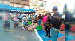 Causo destrozos con su camioneta en la zona centro
