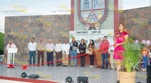Entregan la rehabilitación del parque Primero de Mayo