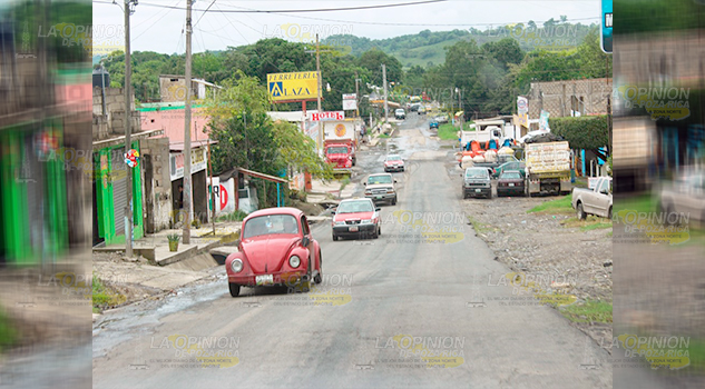 Calles intransitables en Chinampa