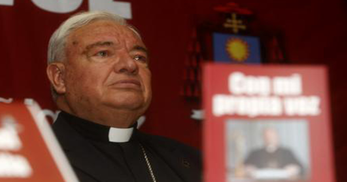 Feminicidios, por la imprudencia de mujeres: cardenal Juan Sandoval