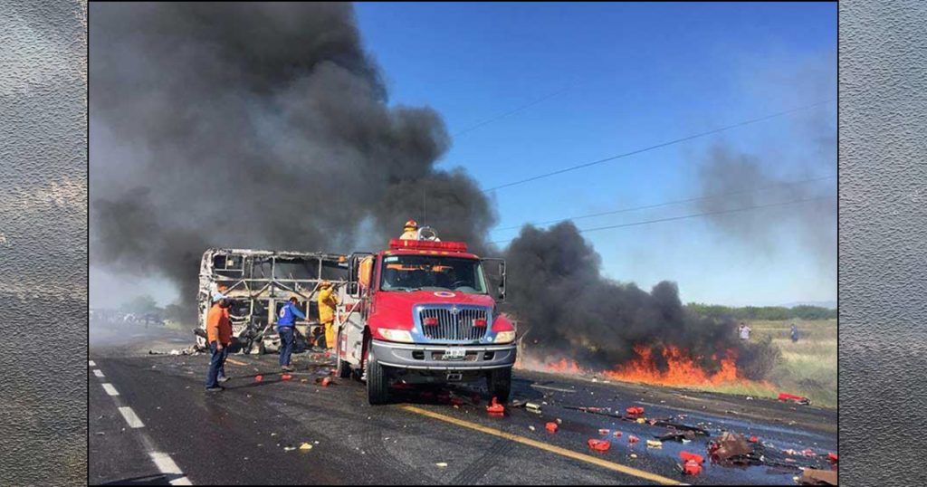 Con fracturas y quemaduras los heridos de choque en Tamaulipas
