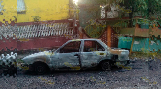 Se incendia un taxi