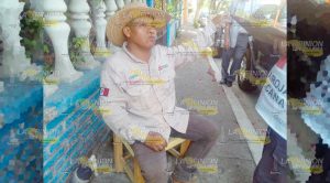 Jardinero apunto del desmayo