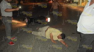 Petrolero tomó de más y se accidentó