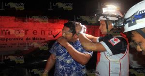 Agredido a machetazos por su vecino.