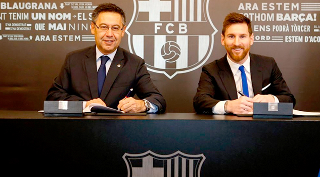 ¡Messi renovó con el Barcelona!