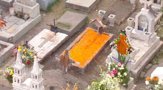 Mixquic, vacío y poco festivo en Día de Muertos