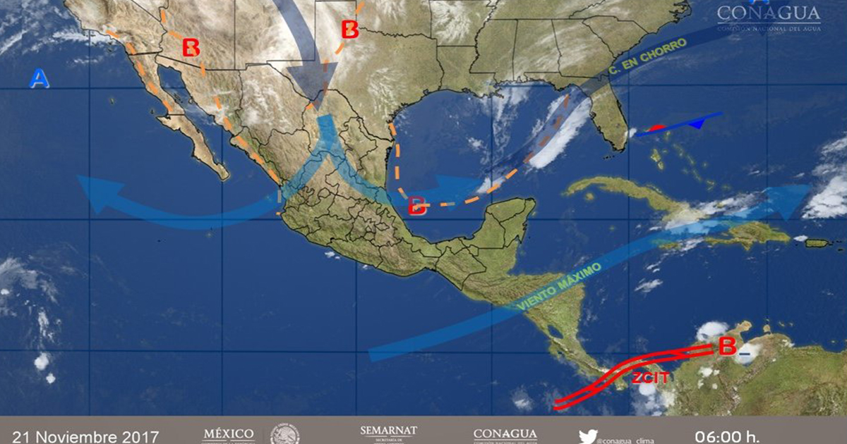 Pronostican bajas temperaturas en regiones del norte y centro del país