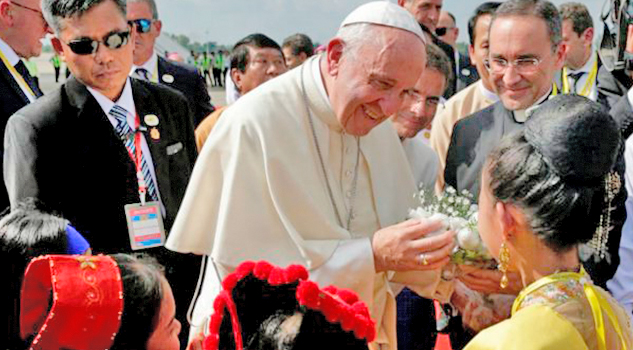 En medio de crisis, Papa Francisco visita Myanmar