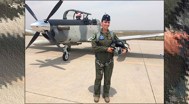 De pequeña soñaba con volar, ahora es piloto aviador de la Fuerza Aérea
