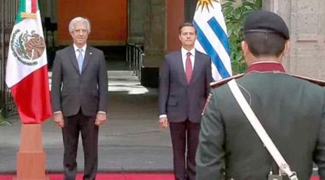 Se reúnen Peña Nieto y el presidente de Uruguay