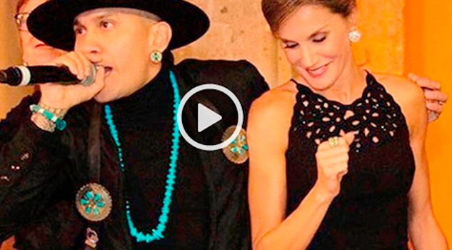 Baila reina Letizia de España hip hop durante cena oficial