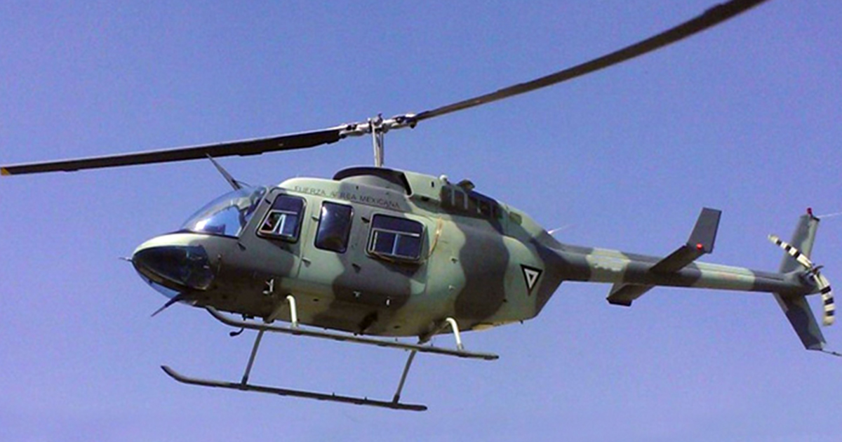Cae helicóptero de Sedena en Guerrero