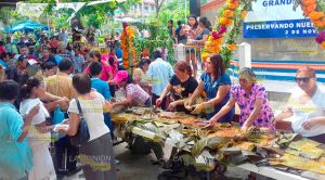 Tradicional tamal xantolero en Tantoyuca