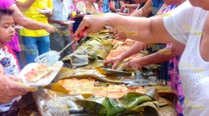 Tradicional tamal xantolero en Tantoyuca