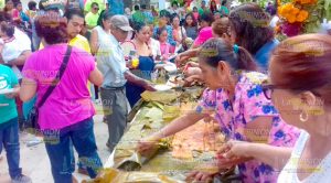 Tradicional tamal xantolero en Tantoyuca