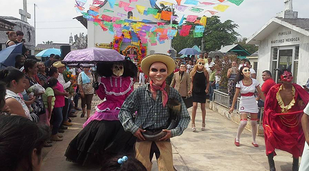 Todo un éxito, la Fiesta de Xantolo