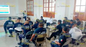 Capacitan a uniformados para policías Criminalística de campo