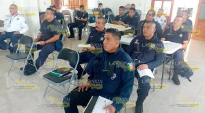 Capacitan a uniformados para policías Criminalística de campo