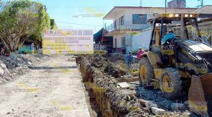 Banderazo a obra de pavimentación