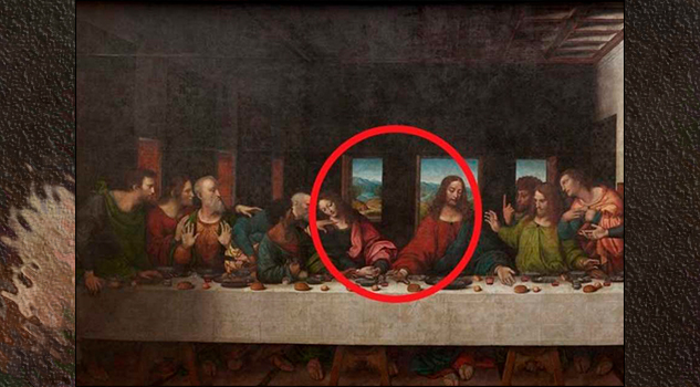 Descubren trazos del propio Da Vinci en réplica de 'La última cena'